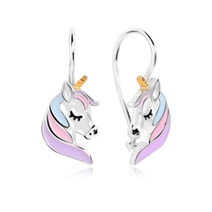 Серьги из серебра с эмалью VALTERA 118074