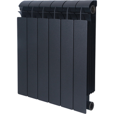 Биметаллический радиатор Global Style Plus 500 7 секций черный (Т-228268)
