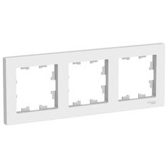 ATLASDESIGN 3-постовая РАМКА, универсальная, БЕЛЫЙ ATN000103 Schneider Electric