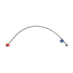 Подводка гибкая для воды ZEIN, 1/2", гайка-гайка, 80 см, с ключом для монтажа