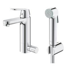 Смеситель для раковины GROHE DN 15 Eurosmart Cosmopolitan однорычажный M-size, 24191000