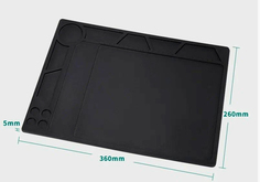 Yihua Антистатический силиконовый коврик (большой) размер 360х260, Горячий воздух 300С , к