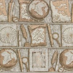 Обои бежевые ПАЛИТРА 75053-48 1,06x10м