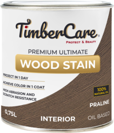 Масло для дерева и мебели TimberCare Wood Stain, Пралине/ Praline, 0.75 л