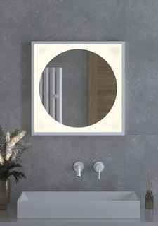 Зеркало с LED-подсветкой настенное ECLIPSE DEFESTO 60x60 см, DF 2236