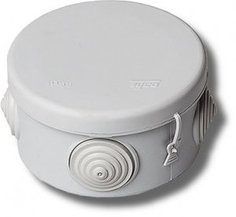 TYCO Коробка распределительная 60х40мм IP55 белая | код. 67010Б | RUVinil ( 1шт. )