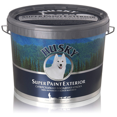 Краски для наружных работ HUSKY SUPER PAINT EXTERIOR фасадная 2,5л 20757