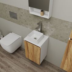 Тумба с раковиной и смесителем Bau (Тумба 40 + раковина 24х24 + смеситель) Bauedge