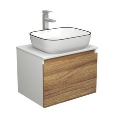 Тумба с раковиной и смесителем Bau (Тумба 60 + раковина 50х40 + смеситель) Bauedge