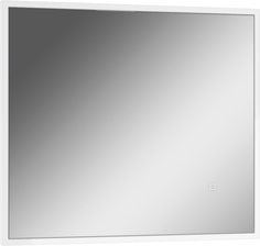 Зеркало Домино Graffo 700х600 белый глянец с подсветкой