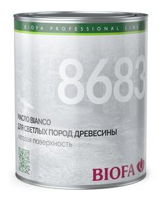 BIOFA 8683 Bianco Масло для светлых пород древесины (1 л )