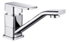 Смеситель для мойки с поворотным изливом и квадратным корпусом Do.Korona DK-8006Z-9