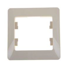 Рамка SE Glossa, 1 пост, бежевая, GSL000201 Schneider Electric