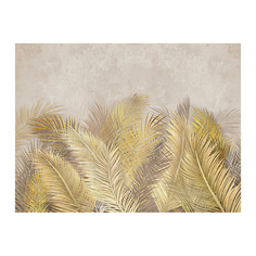 Фотообои флизелиновые встык VEROL "Золотые листья" 12 м2, 3,0х4,0 м, 96-ФФО-05210