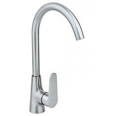Смеситель TopZero WIX 204 SS, нержавеющая сталь