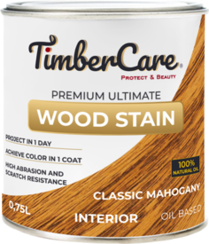 Масло для дерева и мебели TimberCare Wood Stain, Классический махагон, 0.75 л