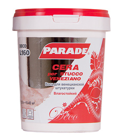 Воск Parade L160 CERA per STUCCO VENEZIANO для венецианской штукатурки 0,9л