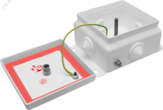 Коробка монтажная электротехническая общего назначения КМ IP54-1010 (без DIN рейки) из оци No Brand