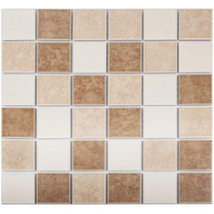 Мозаика Starmosaic Beige Matt бежевая керамическая 306х306х6 мм матовая