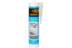 Gepard Герметик силиконовый санитарный CSS 664s бесцветный 280 мл. С0000024449 Gepard.
