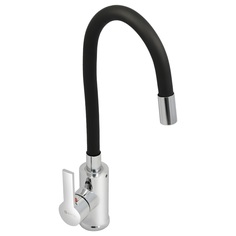 Смеситель для мойки Juguni Luxe с цветным изливом (черный), 0402.486