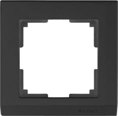 Рамка для выключателя Werkel WL04-Frame-01-black a029214 черный