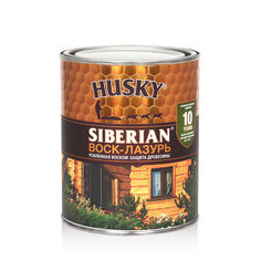 Воск-лазурь декоративно-защитный состав для древесины HUSKY SIBERIAN кофейное дерево 0,9