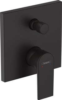 Смеситель для ванны с душем Hansgrohe Vernis Shape 71468670 матовый черный