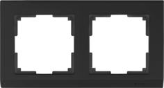 Рамка для выключателя Werkel WL04-Frame-02-black a029215 черный