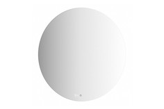Зеркало круглое Муза D100 для ванной с тройной LED-подсветкой и часами Alias