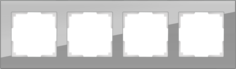 Рамка для выключателя Werkel WL01-Frame-04 a030778 серый