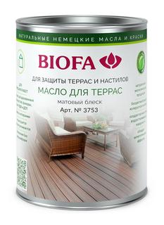 BIOFA 3753 Масло для террас (1 л 3703 Темный орех )