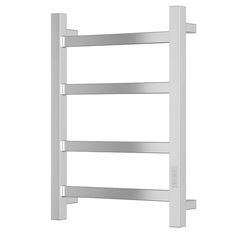 Полотенцесушитель электрический профильный Bauedge Hotel 40х60, 4 планки, универсальный