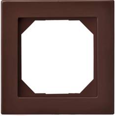 Одноместная рамка LIREGUS Эпсилон K14-245-01 E/R коричневая 28-146