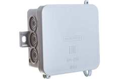 Bylectrica Коробка монтажная КМ-292 ОП серая IP54 разм.80х80х39, КМ-292