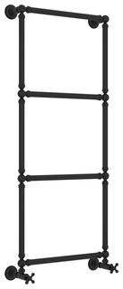 Водяной полотенцесушитель Сунержа Ренессанс 1304 1260х500 Матовый чёрный