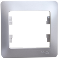 Рамка Schneider Electric Glossa 1 пост. Перламутр