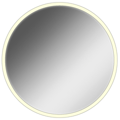 Зеркало Sansa Moon 72 white с теплой подсветкой, без кнопки