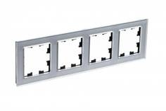 Рамка 4-м Systeme Electric AtlasDesign Nature стекло алюм. SE ATN320304