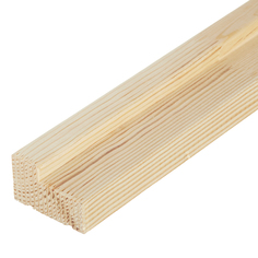 Стойка коробки сращенная 65х40х2100 мм без покрытия (1 шт.) Wood Goods
