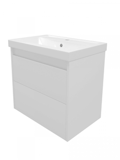 Тумба с раковиной в ванную Teymi Solli 60 подвесная, белая матовая T60211_4640021060773