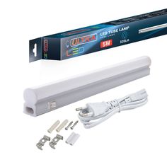 Линейный потолочный светильник Ultra Led T5 2 300 5W 4000K линейный Лед 220 5Вт ip20