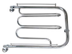 Полотенцесушитель водяной боковой Aquanerzh ПМ 2 с полками 600х800, хром, полированный