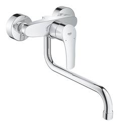 Смеситель для кухни GROHE Eurosmart 2021, настенный, излив 277 мм, хром (32224003)