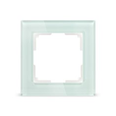 Рамка 1-местная стекло бежевая Smart Buy "Нептун" SBE-05i-Glass-FR-1