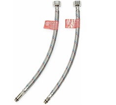 Гибкая подводка для смесителя Overcon в оплетке M10х1/2" г/ш 60 см пара