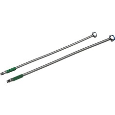 Lavita Подводка из нерж. гофр.трубы д/смесителя 1/2хМ10 гайка-штуцер HF-C400L