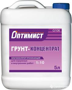 Грунтовка-концентрат "Аквастоп"1:10 G106 5л Оптимист