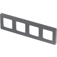 Legrand Рамка Legrand Inspiria 4 поста. Дымчатая
