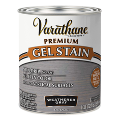 Масло-Гель для дерева Varathane Gel Stain, тонирующее Масло, 0,946 л, Выветренный серый